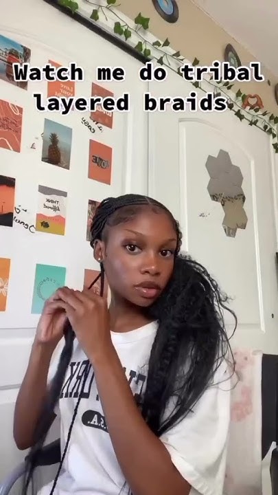  🙌Tribal Layered Braids Tutorial😍Do Y