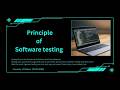 Principle of Software testing (12-02-2026)