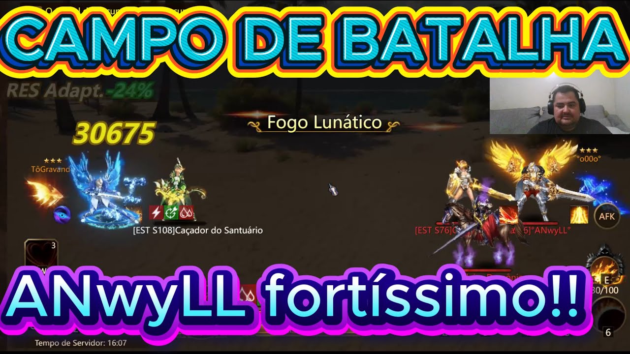 CAMPO DE BATALHA, DESAFIEI ANWYLL E ME DEI MAL