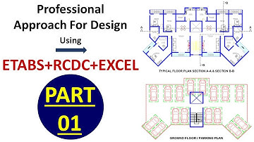 ETABS I RCDC I EXCEL LIVE TRAINING PART- I I CIVIL ENGINEERING I IS 456-2000 I STRUCTURE DESIGN