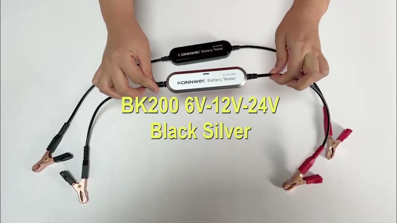 How to use KONNWEI BK200 Bluetooth battery tester? YouTube