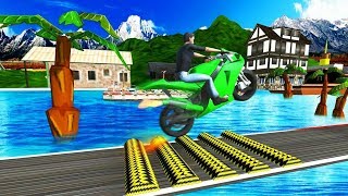 Water Games 3D: Stuntman Bike Water Stunts - Zact Studio Games - Android Gameplay screenshot 3