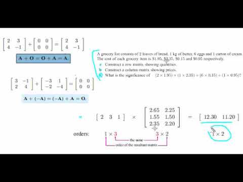 Conformability and Basics of Matrix Multiplication - YouTube
