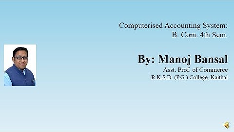 GST in Tally.ERP 9 Comp Accounting System Part 1