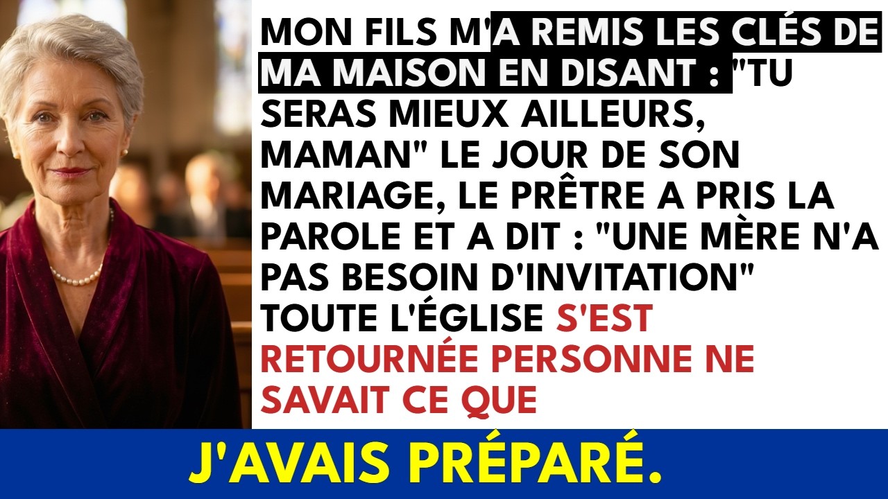 Ce mardi-là, je lisais mes mots croisés quand mon fils a posé une enveloppe sur la table. Sa femme faisait glisser ses talons sur le carrelage, ce petit bruit impatient qu’elle faisait toujours...