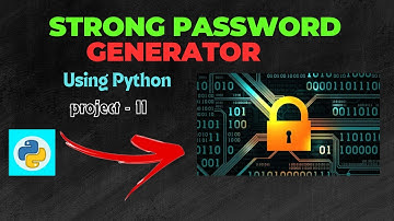 Password Generator in Python | within 3 minutes | project -11 |step-by-step tutorial