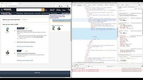 Amazon Return Continue Button Not Working