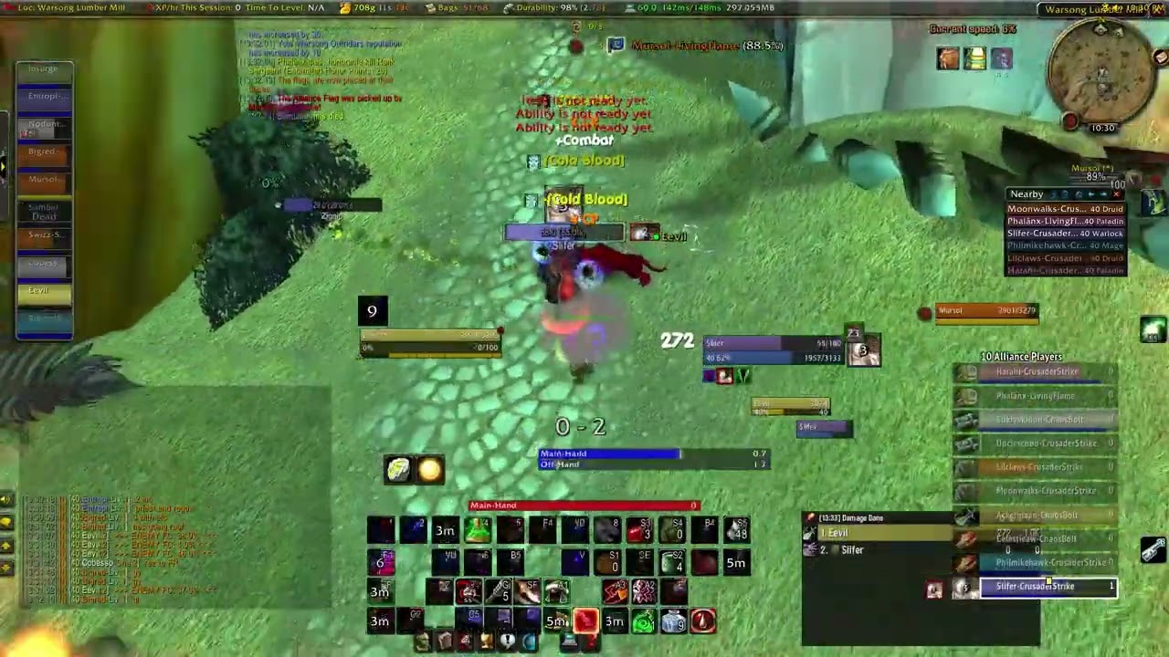 북미 스킬 딜레이3초? 플레이 영상 올림. 직접보셈 - WOW 클래식 마이너 갤러리