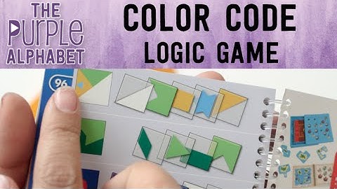 Teaching Kids Logic with Color Code SMART GAMES