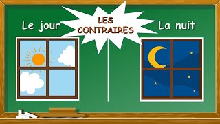 Les contraires | Apprendre 40 mots & leurs contraires en français | Antonymes | FLE | Opposites (FR)