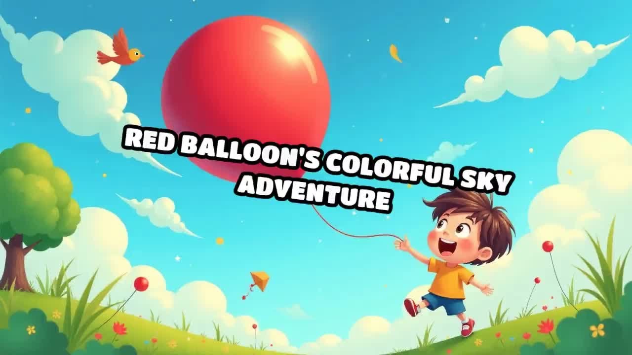 Red Balloon's Colorful Sky Adventure