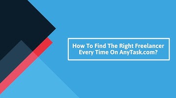 How To Find The Right Online Freelancer Every Time