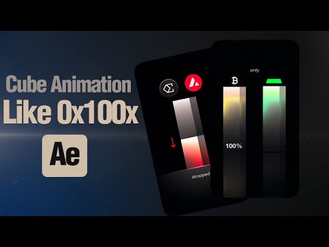 How To Create Fake 3D Cube Animation Like 0x100x in After Effects ( Without Plugin and 3D )
