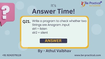 Java Programming Tutorial | Identifying Anagrams | Learn Basic Java | www.be-practical.com