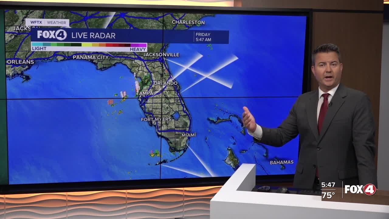 Scattered showers and storms again this afternoon - YouTube