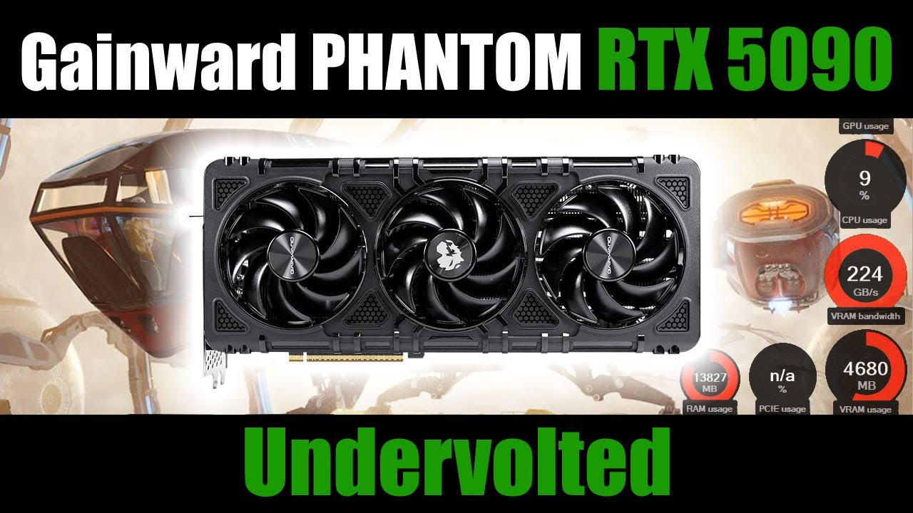 Gainward RTX 5090 PHANTOM 32G | Undervolted - YouTube