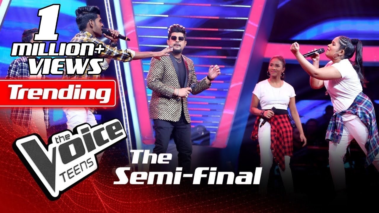 Team Sanuka  Sansara Sihine    The Live Semi Finals  The Voice Teens Sri Lanka