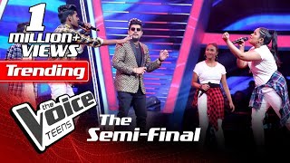 Team Sanuka Sansara Sihine සසර සහන The Live Semi Finals The Voice Teens Sri Lanka