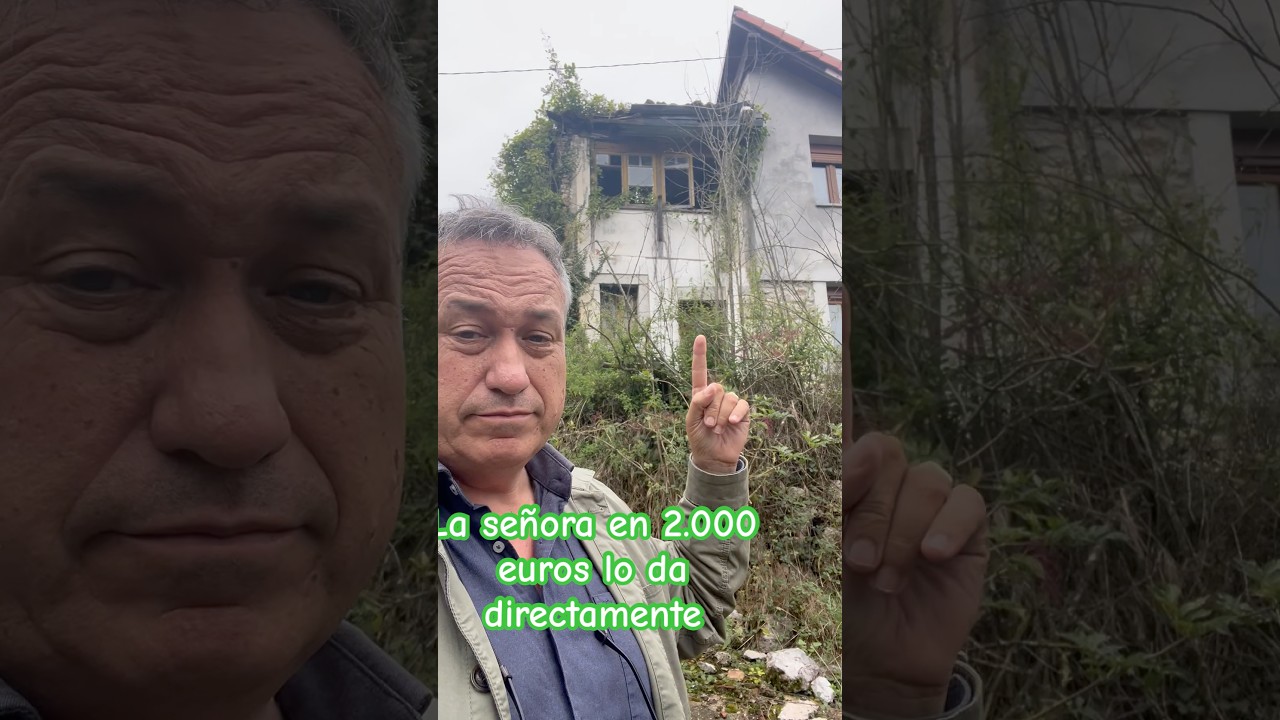 La casa más barata de Asturias en 1.000 euros o el solar más baratos dime tú lo venden directamente