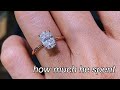 choosing my engagement ring + how much it cost