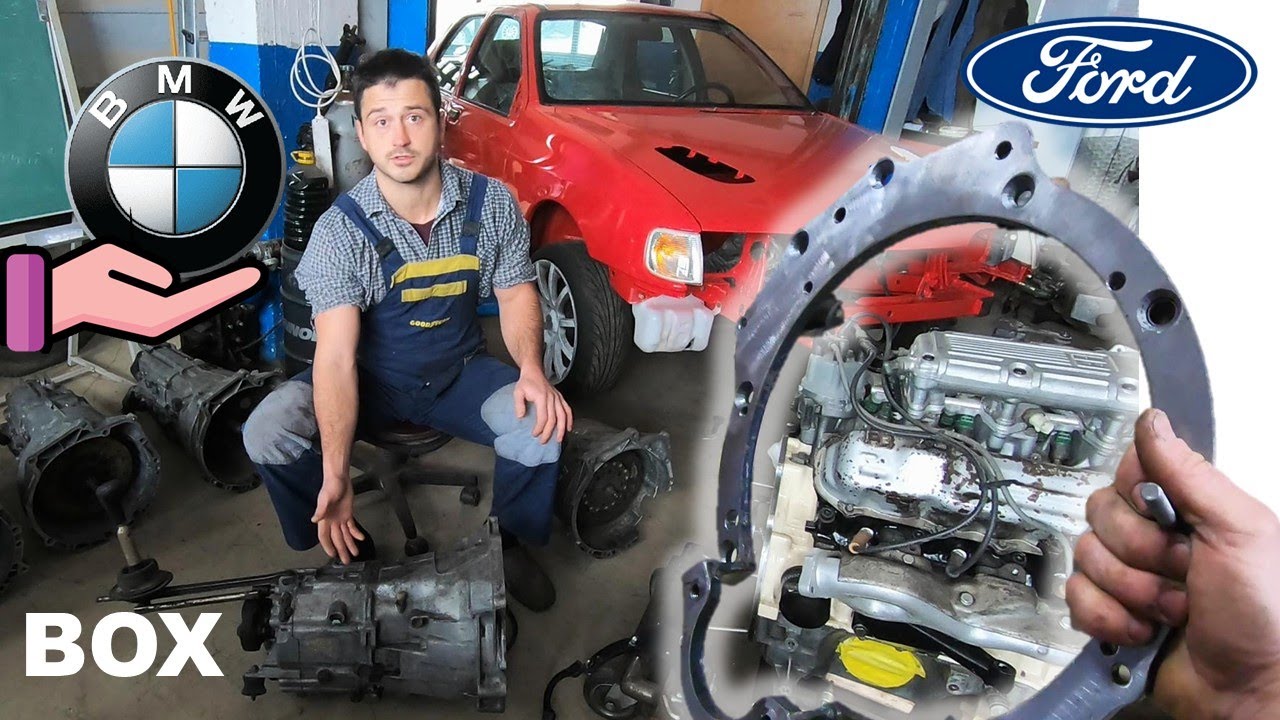Коробка передач Ford V6 на BMW ZF/Getrag | Комплект специальных переходных пластин