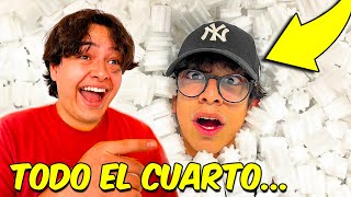 Thumbnail for CUBRI EL CUARTO DE ALEX CON CHETOS DE EMPAQUETAR