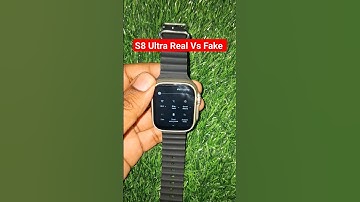 S8 Ultra Smartwatch Real Vs Fake #smartwatchclub #realfake #s8ultra #tech #gadgets #shortfeed #viral
