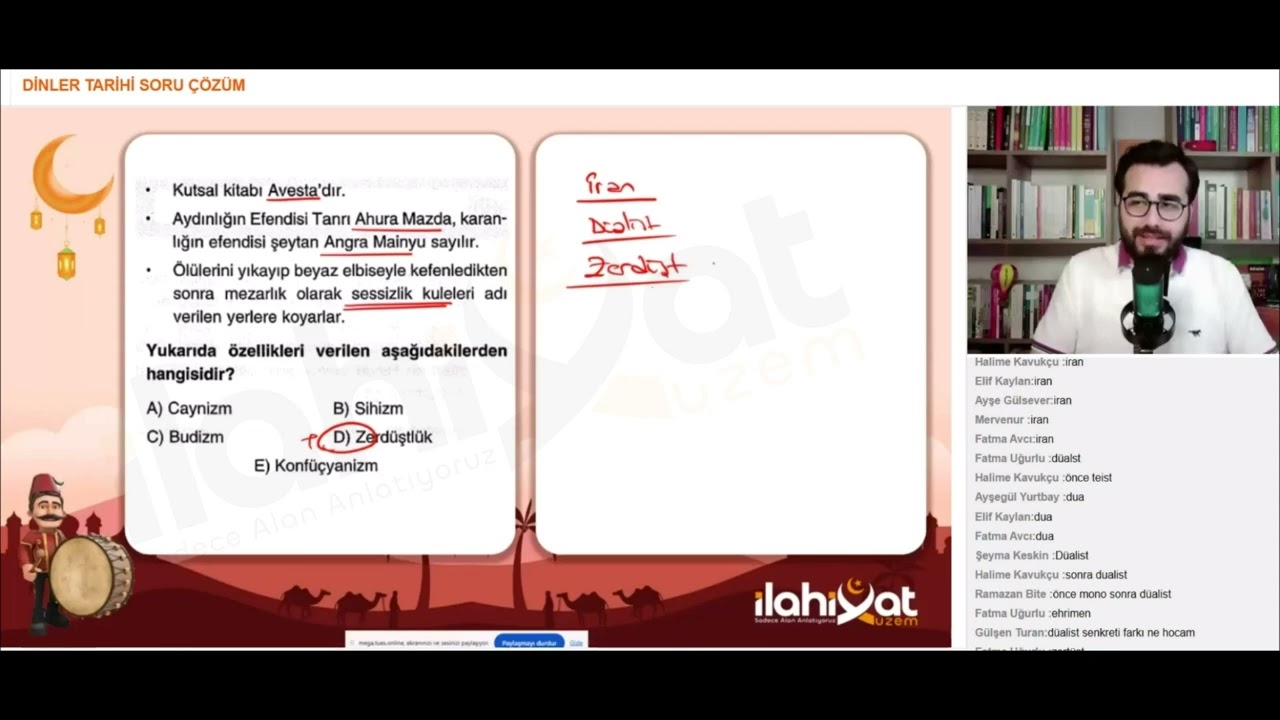 DERS KESİTLERİ - Teyakkuz Soru Çözüm Kampı - Dinler Tarihi - #ags #dkab #dhbt #mbsts #öabt