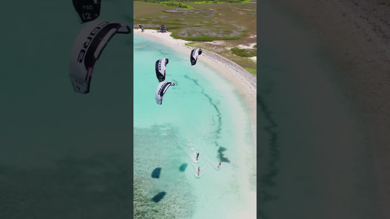 Kite Trio Soar Over Los Roques' Serene Beaches on Nexus 4