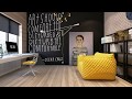 Private house INTERIOR DESIGN LOFT style decoration minimalism