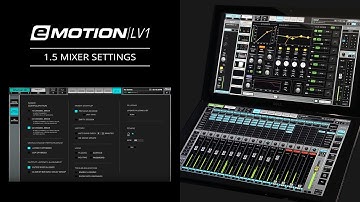 eMotion LV1 Tutorial 1.5: Setup Window – Mixer Settings