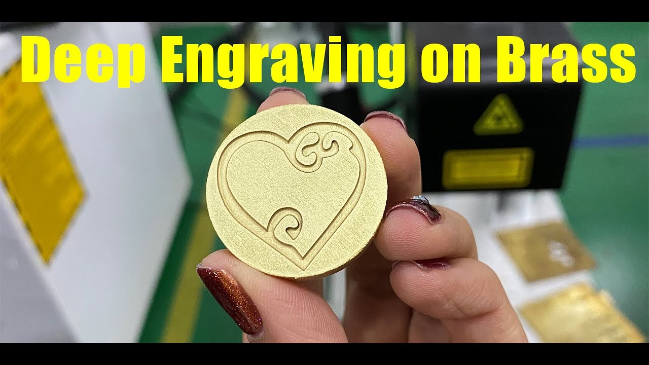 Brass deep engraving I how to do deep engraving with 3D laser I