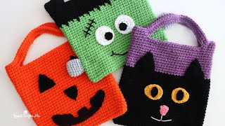 Crochet Halloween Tote Bags