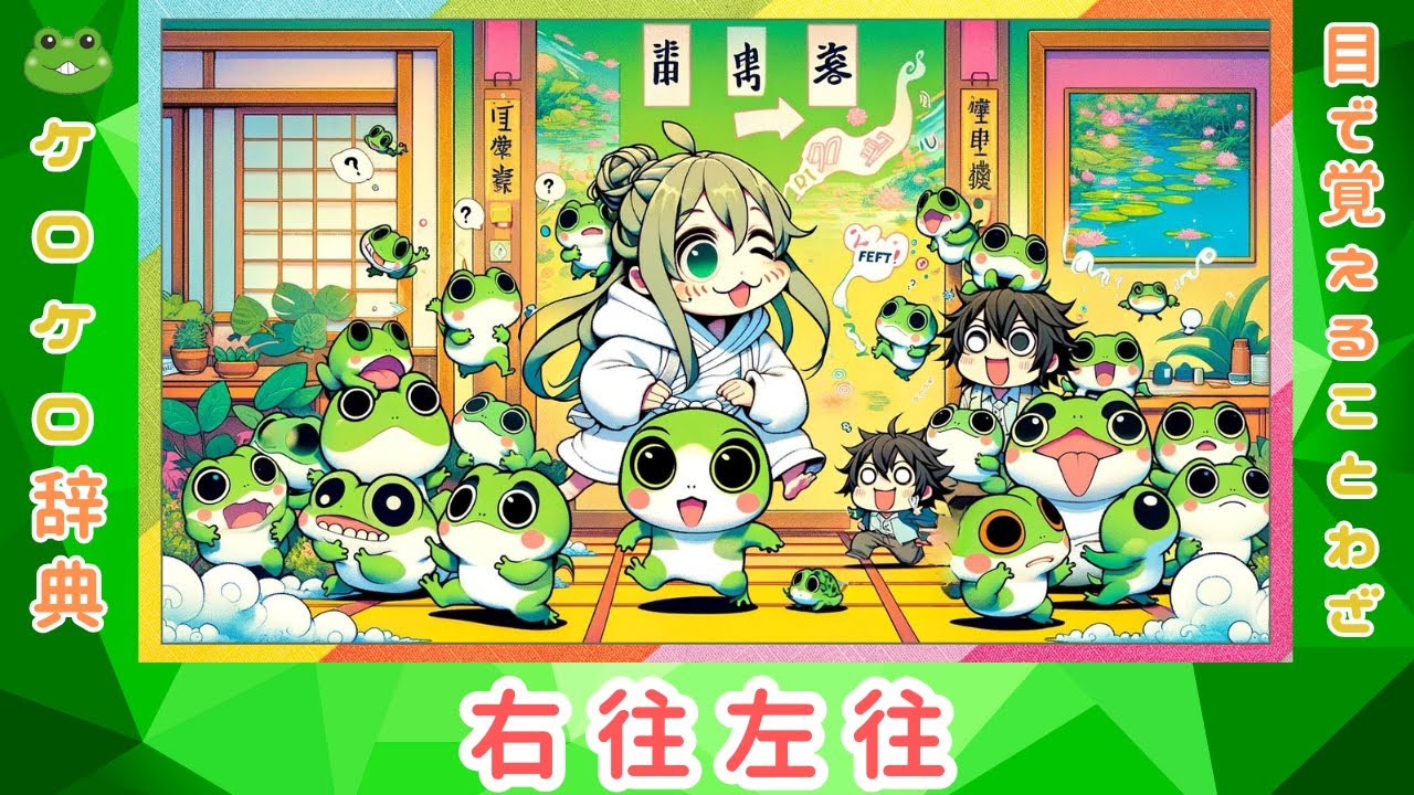 右往左往 意味と例文 ことわざと四字熟語のケロケロ辞典 右往左往 意味と例文 ことわざと四字熟語のケロケロ辞典