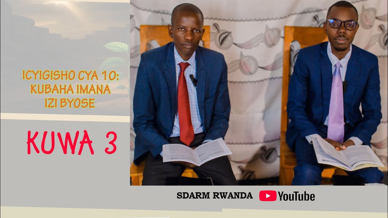 IKIGISHO CYA 10: INGINGO YO KUWA 3- KUBAHO IMBERE Y’IMANA
