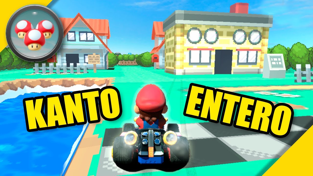 Añadí el mapa de Pokémon a Mario Kart