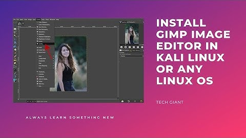 how to install gimp in  kali linux or any linux os