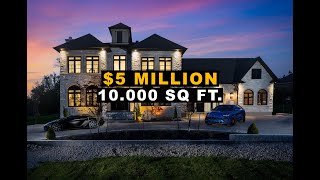 5 MILLION dollars LUXURY home in Canada! (10.000 SQ FT.)