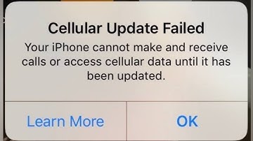 How to fix Cellular update Failed on iphone  in ios 14|14.3