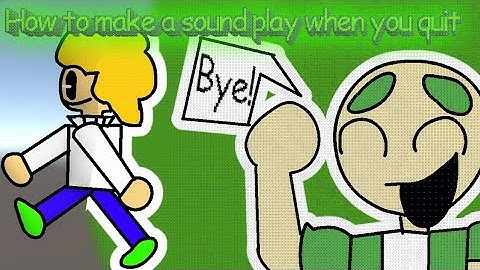 [REMAKE] How To Make Exit Sound When You Quit To Your Decompile! 👋💥/ #video #decompile #baldisbasics