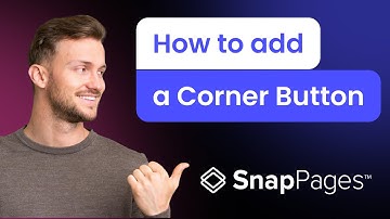 How to add a Corner Button to SnapPages