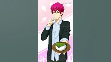 تصميم اكاشي سيجيرو من انمي كوروكو باسكت بول حسب الطلب أحد المتابعين 