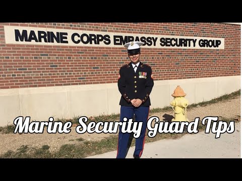 MARINE SECURITY GUARD DUTY. Schoolhouse tips! WATCH this you want to be an MSG ?? #msg