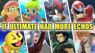 18 Echo Fighter Skins | 1 Minute Mods Shorts Compilation ( Super Smash Bros. Ultimate)