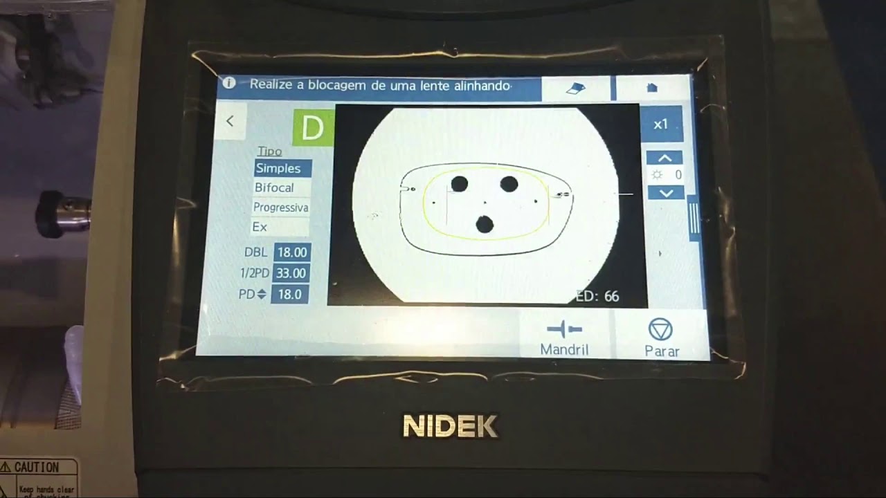 Lexce Trend - Facetadora Nidek com furação