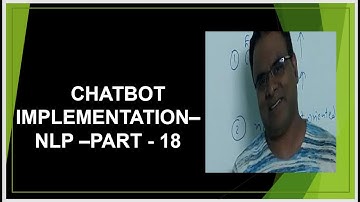 Chatbot implementation | NLTK Python | Natural Language Processing | NLP tutorial Part 18