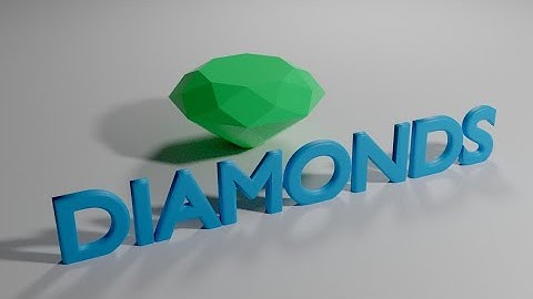 Blender Beginner Tutorial Diamond Telugu