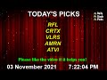 Daily Live Stock Picks