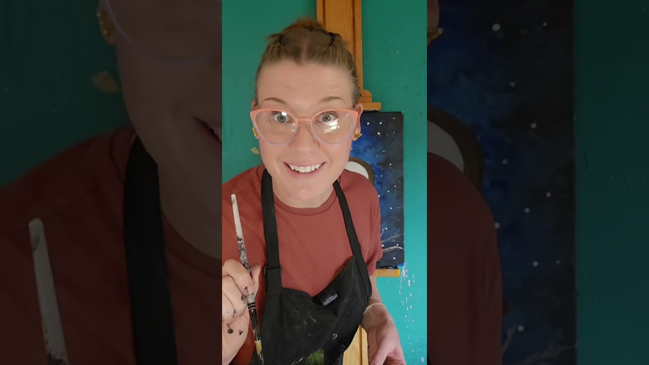 WITCHY OWL painting tutorial!  Full video!