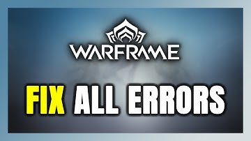 How to FIX Warframe All Errors